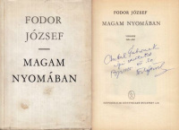 Fodor József : Magam nyomában - Versek (1962-1964) [Dedikált]