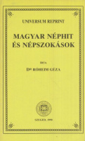 Róheim Géza : Magyar néphit és népszokások