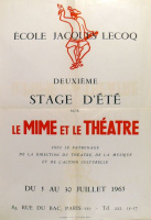 École Jacques Lecoq - Le Mimé et le Théatre (1965.)