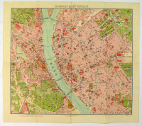 Budapest belső területe [Idegenforgalmi térkép, 1926.] 1:15.000