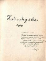 (Latosinszky  Imre) : Katicabogárka. (kézirat)