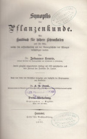 Lennis, Johannes : Synopsis Der Pflanzenkunde - Ein Lehrbuch für höhere Lehranstalten. III. Band.