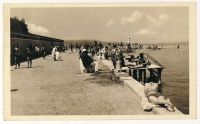 BALATONLELLE. Fövenyfürdő strand. (1948) 
