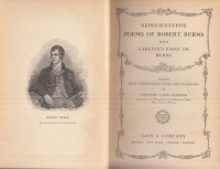 Burns, Robert : Representative Poems of Robert Burns - With Carlyle's Essay