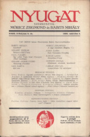 Móricz Zsigmond - Babits Mihály (szerk.) : Nyugat XXIII. évfolyam 5. sz. 1930. március 1.