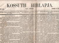 Bajza József (fel. szerk.) : Kossuth hirlapja december 14.  1848.