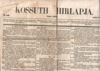 Bajza József (fel. szerk.) : Kossuth hirlapja october 24.  1848.