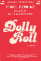 Dolly Roll koncert - Erkel Színház, [1987.] május 11. (Villamosplakát)