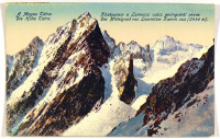 TÁTRA - Magas Tátra. TÁTRALOMNIC. Középorom - Der Mittelgrad - Stredny stit s hrebena. (1919)