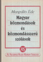 Margalits Ede  : Magyar közmondások és közmondásszerű szólások. Reprint