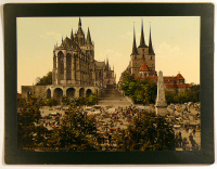 Erfurt. Dom und Markt.  (1896)