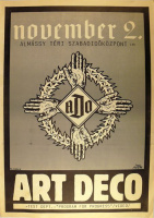 Soós György [Georgivs] (graf.) : ART DECO - November 2. [1986.] Almássy téri Szabadidőközpont