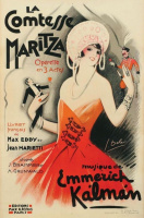 Dola, Georges (graf.) : Marica grófnő (La Comtesse Maritza, 1924.)  [Francia operett plakát]