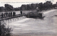 Az első átkelés a Bugon. (Brest-Litowsk, Orosz-Lengyelország) [1915]