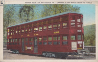 Double Deck Car, Pittsburgh - Largest in the World 110 People
