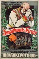 Földes Imre (1881-1948) : IMÁDKOZIK A KIRÁLY. [1915.]. - Őfelsége I. Ferenc József legmagasabb hozzájárulásával és elismerésével készült filmdráma...