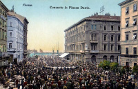 Fiume. Concerto in Piazza Dante