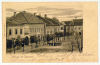 ROZSNYÓ, Roznava. Rákóczy tér, Falvi Jenő üzlete és saját kiadása. (1901)