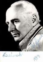 Alfonzó [Markos József] színművész (1912-1987) aláírt fotója