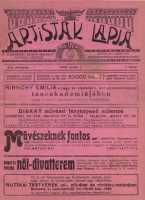Kovács Andor (szerk.) : Artisták Lapja  1926. január 1. 