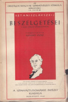 Sztaniszlavszkij beszélgetései a Nagy Színház színiiskolájában  (1918-1922) 