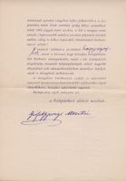 A TULIPÁNKERT MOZGALOM támogatásra felhívó levél, Gróf Apponyi Albertné autográf aláírásával. 1906.