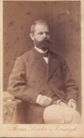 Férfiportré [1876.] - Borsos, Doctor és Varságh m. kir. udvari fényképészek budapesti műterméből