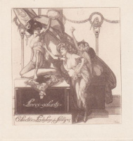 Bayros, Franz von (1866-1924) : Livres galants - [Ex libris] Collection Ladislas de Siklóssy