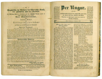 Der Ungar. Zeitschriftliches Organ Für Magyarische Interessen, für Kunst, Literatur, Theater und Mode. Redakt. u. Herausg. Hermann Klein. „. Jhg. 150-227. 1843. Jul. 1-szept 30.