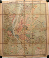 Homolka József (rajzolta) : Budapest székes-főváros és környékének térképe 1905.