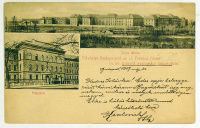 BUDAPEST.  I. Ferencz József m. kir. honvéd gyalogsági laktanya.  (1907)