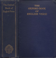 Quiller-Couch, Sir Arthur (edit) : Oxford book of English verse 1250-1918