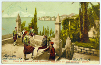 Ragusa von der Villa Gjivovic aus gesehen -  Pogled na Dubrovnik iz vilé Gjivoviceve  (1904)