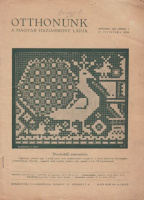 Otthonunk. IV.évf./4.sz. - A magyar háziasszony lapja. 1937.
