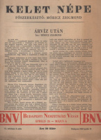 Móricz Zsigmond (főszerk.) : Kelet Népe VI. évf. 8.sz., 1940. ápr.15.
