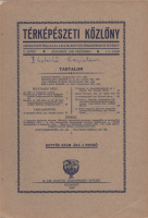 Térképészeti közlöny 1938. december 1-2. sz.