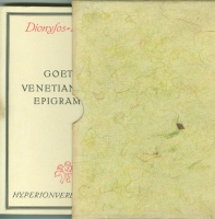 GOETHE, Wolfgang, Johann : Venetianische Epigramme