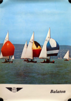IBUSZ. Balaton [regatta]. (Idegenforgalmi plakát)