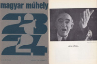 Magyar műhely.  VI. évf. 23-24. sz.; 1967. nov. 15.  - Füst Milán emlékszám