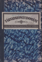 Társadalomtudomány. XV.évf., 1935. - A Magyar Társadalomtudományi Társulat folyóirata
