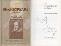Shakespeare, [William] : 5 Shakespeare dráma - Eörsi István fordításában (Dedikált)
