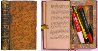 Titkos KÖNYV SZÉF (antique book safe), pénzkazetta, doboz, 1769-es kiadású könyvben