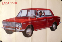 LADA 1500 (Reklámposzter, ca. 1970-es évek)