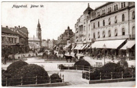 Nagyvárad (Oradea), Bémer tér, Pannonia szálloda. [Erdély]