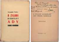 Szunyoghy Farkas : A zilahi diákélet Ady Endre korában - Elbeszélések. [Dedikált] 