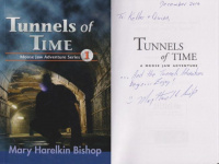 Bishop, Mary Harelkin : Tunnels of Time (Dedikált)