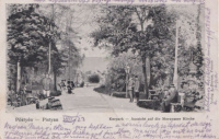 Pöstyén, Pistyan - Kurpark, Anssicht auf die Moravaner Kirche