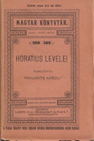 Horatius [Flaccus, Quintus] : -- levelei