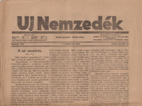 Uj Nemzedék 1919. november 19., I. évf. 43. sz.