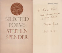 Spender, Stephen : Selected Poems (Képes Gézának dedikált példány)